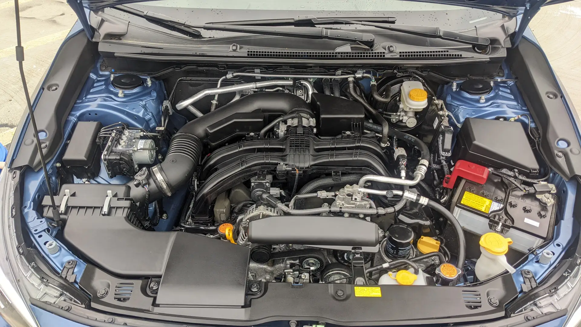 Engine bay cleaning